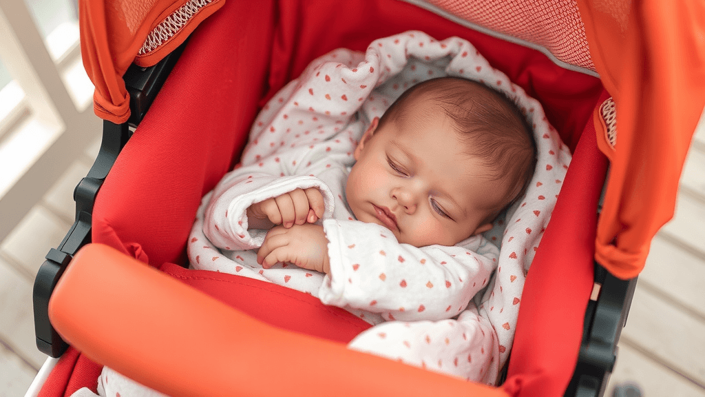 La comodidad en el carrito asegura paseos agradables y un buen descanso para tu recién nacido.